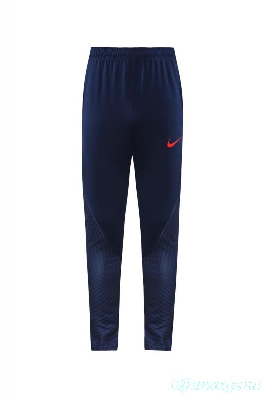 2024 Nike Blue/Navy Half Zipper Jacket+Pants