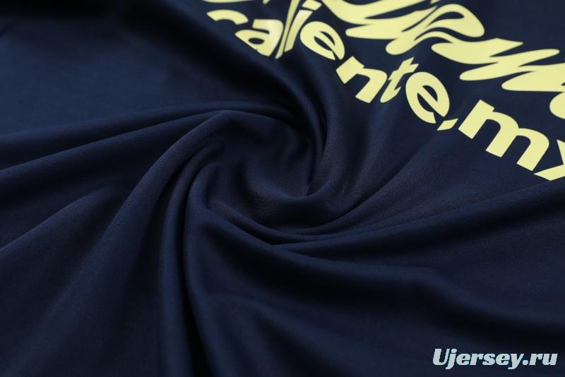 24/25 Club America Navy Short Sleeve Jeresy+Shorts