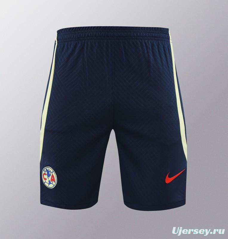 24/25 Club America Blue/Yellow Short Sleeve Jeresy+Shorts