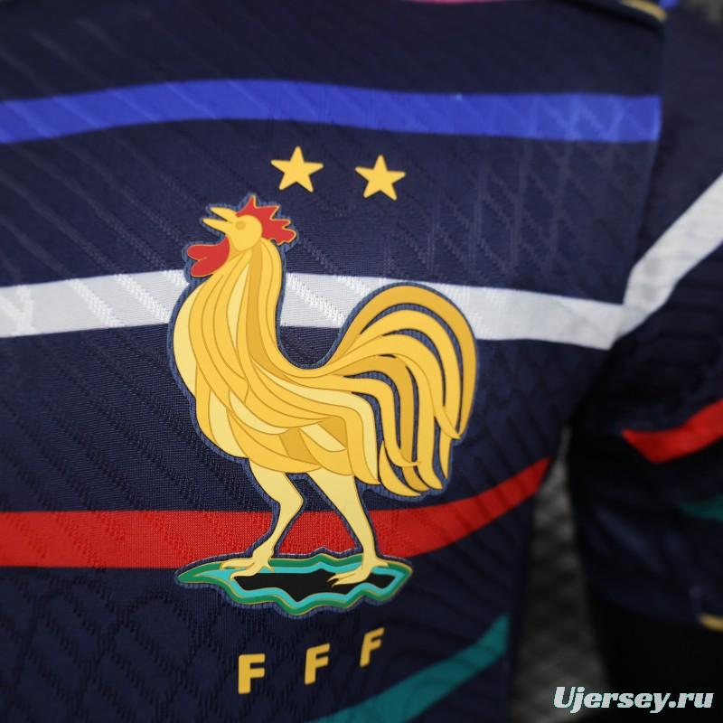 Player Version 2024 France Training Stripe Jersey