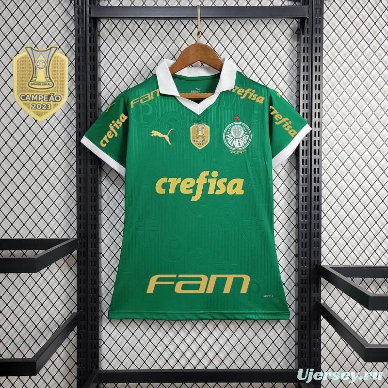 23/24 Woman Palmeiras Home + All Sponsors