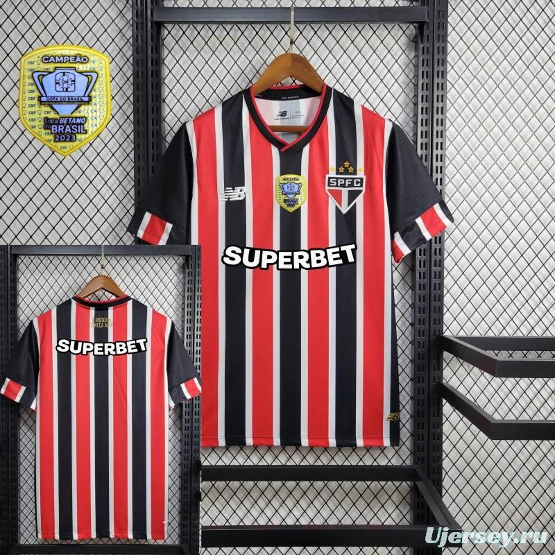 24/25 Sao Paulo Away Jersey + With Patch