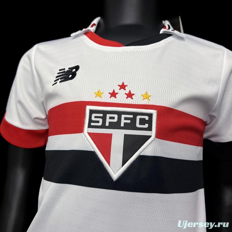 24/25 Kids Sao Paulo Home Jersey