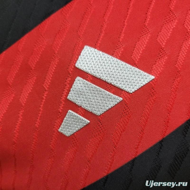 24/25 Player Flamengo Home Long Sleeve Jersey