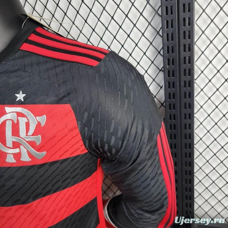 24/25 Player Flamengo Home Long Sleeve Jersey