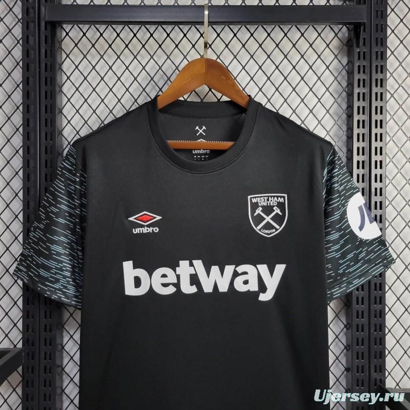 24/25 West Ham United Third Black Jersey