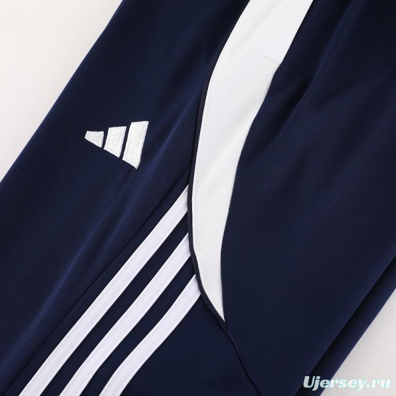 2024 Adidas Navy Half Zipper Jacket+Pants