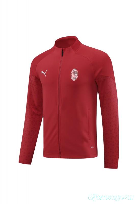 23/24 AC Milan Full Zipper Jacket+Pants