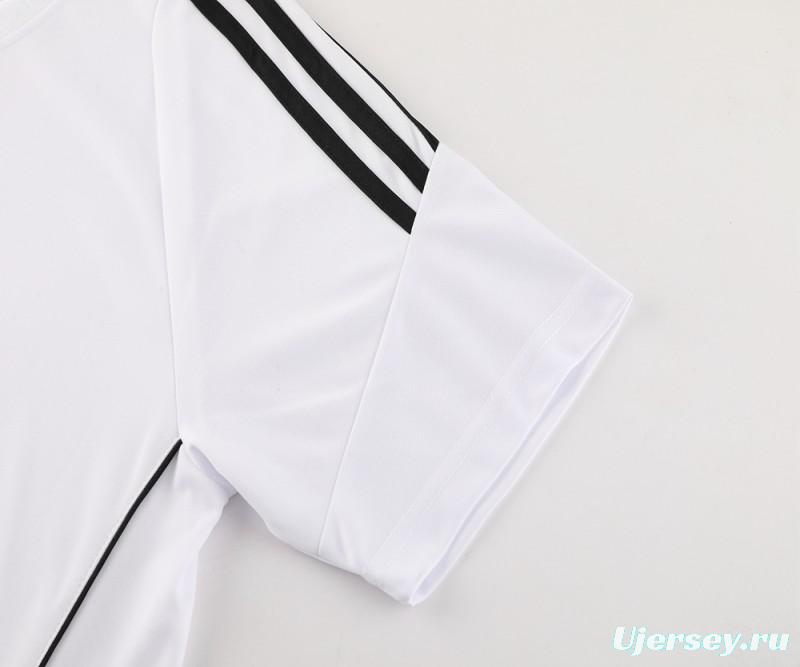 2024 Adidas White Short Sleeve Jersey+Shorts