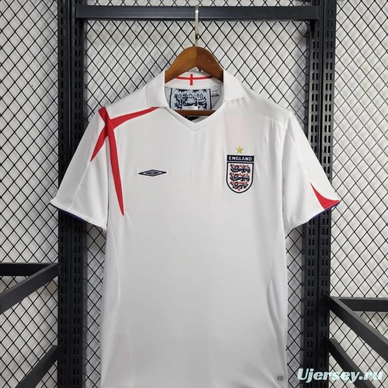 Retro 2006 England Home Jersey