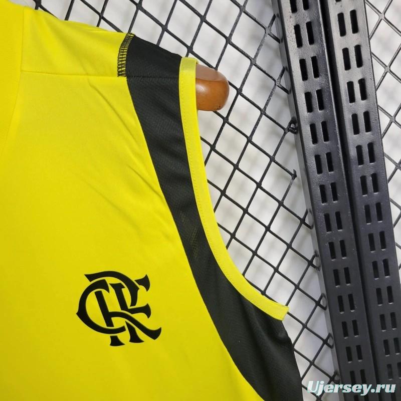 24/25 Flamengo Yellow Vest Training Jersey