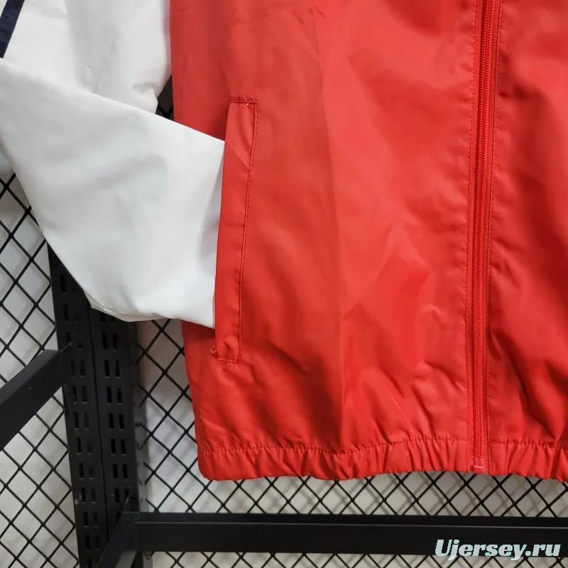 24/25 Sao Paulo Red Windbreaker