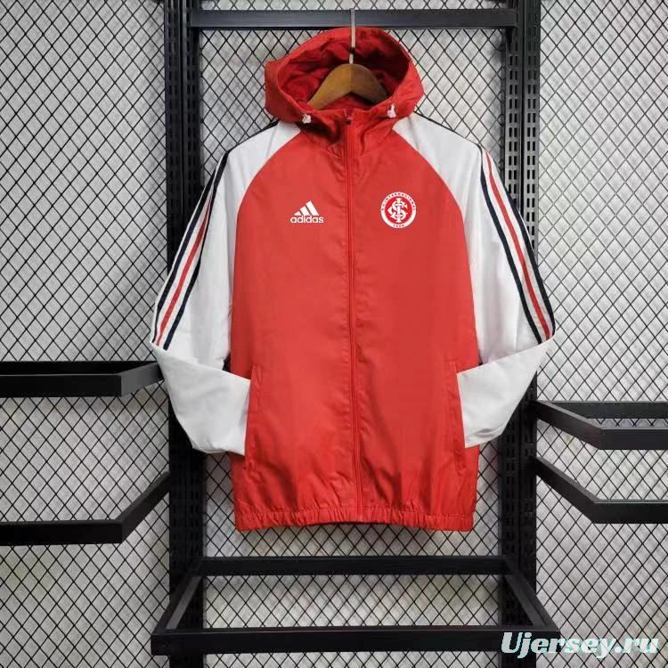 24/25 SC Internacional Red Windbreaker