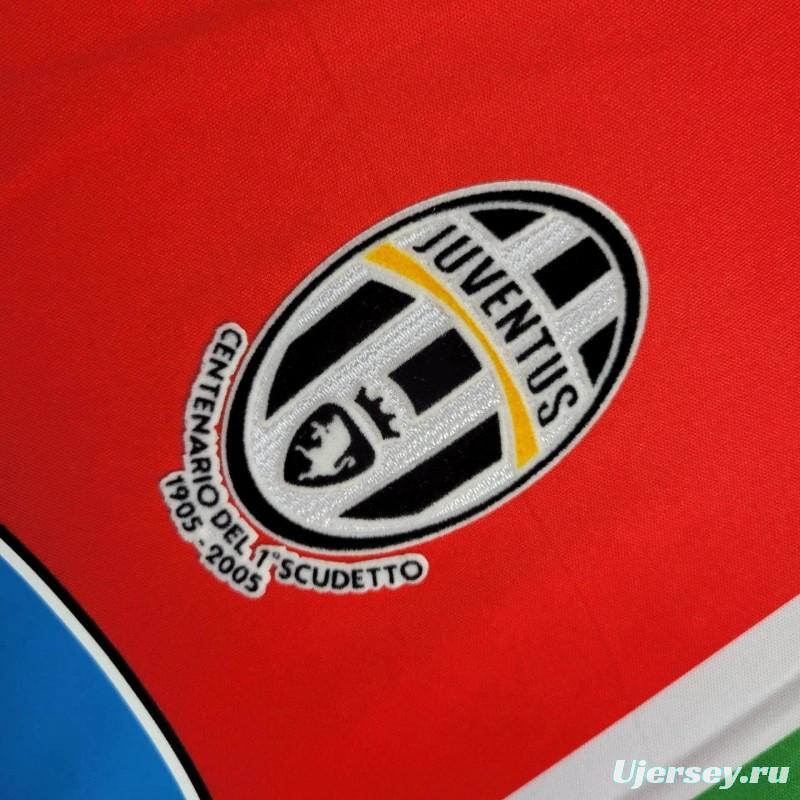 Retro 05/06 Juventus Away Red Jersey