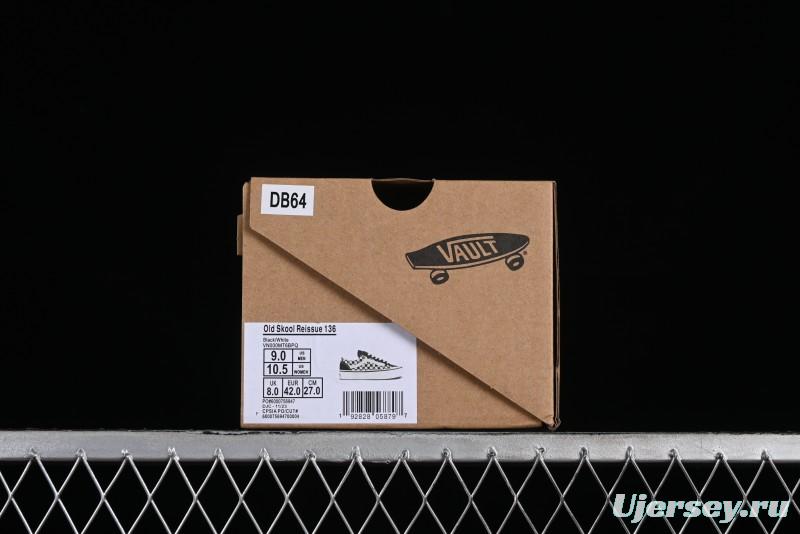 Vans Old Skool Reissue 136 High-End Series Canvas Sneakers with Toe Cap Design - VN000MT6BPQ