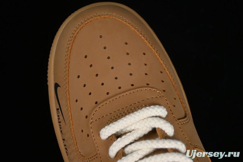 Nike Air Force 1 '07 Low Wheat Color Low-Top Sneakers - FZ7372-300