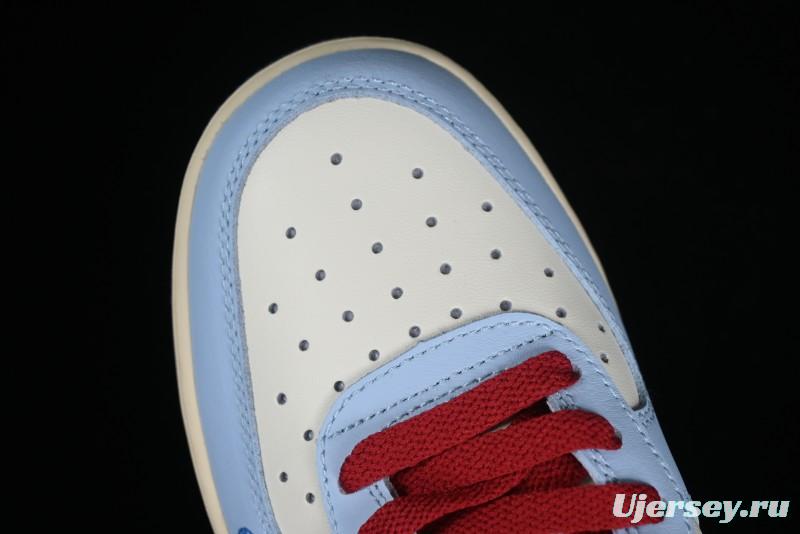 Nike Air Force 1'07 Low "Joker Red" Clown Red Custom Casual Sneakers