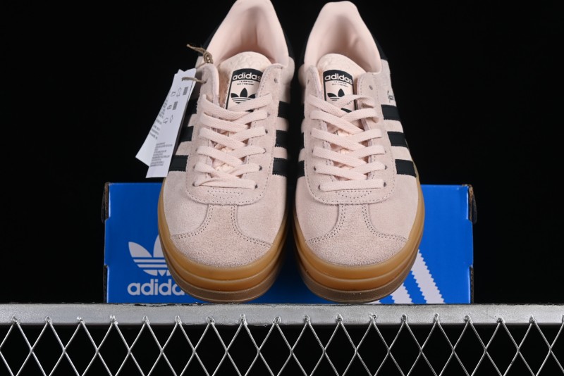 Adidas Originals Gazelle Bold IE0429 Low-Top Sneakers with Thick Sole for Casual Wear, Slip-Resistant and Durable
