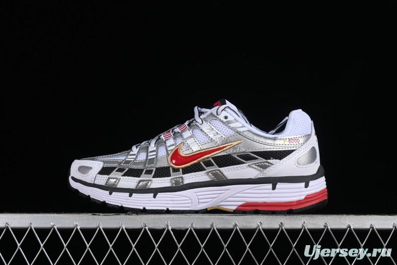 Nike P-6000 Retro Casual Sneakers Dad Shoes with Layered Design - BV1021-101