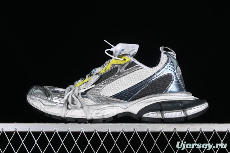Balenciaga Phantom Sneaker Track Trainer Inspired with Transparent Heel Strap - W3XL57010