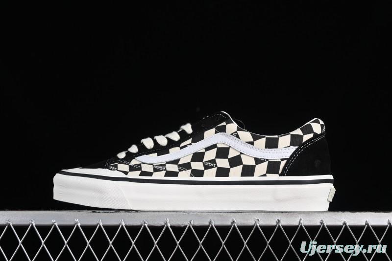 Vans Old Skool Reissue 136 High-End Series Canvas Sneakers with Toe Cap Design - VN000MT6BPQ