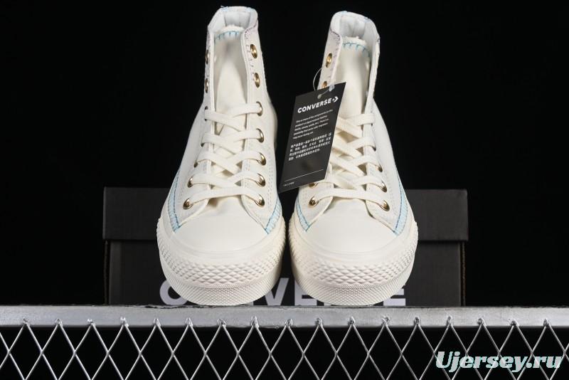 Converse All Star Lift Stitch Daisy Vulcanized Canvas Sneakers - A08731C