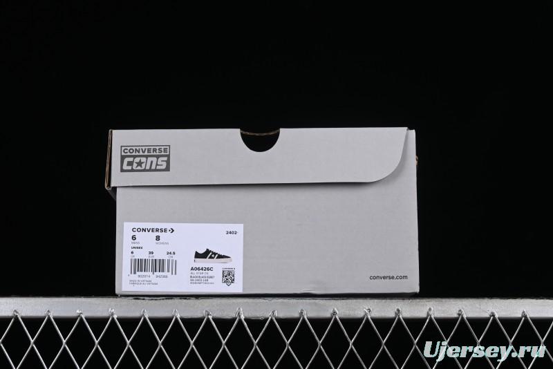 Converse One Star Academy Pro Classic Black & White One Star Retro Casual Skate Shoes - A06426C