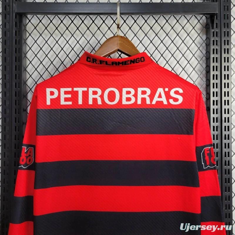 Retro 94/95 Flamengo Home Long Sleeve Jersey