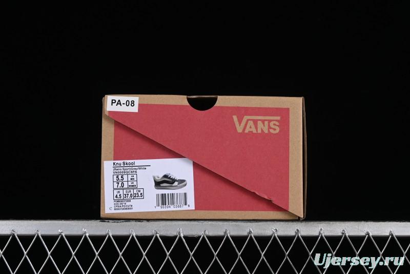 Vans Classics Knu Skool Retro Skate Shoes with Checkerboard Design - VN0009QC6PA