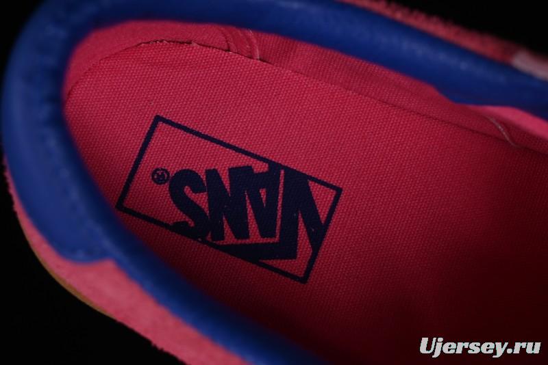 Vans Vault Og Sport Low Retro Suede Canvas Vulcanized Shoes in Dragon Fruit - VN000CQRCHL