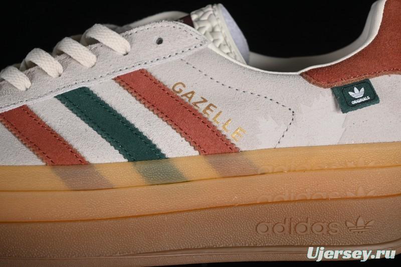 Adidas Originals Gazelle Bold IG3685 Low-Top Sneakers with Thick Sole for Casual Wear Anti-Slip and Durable
