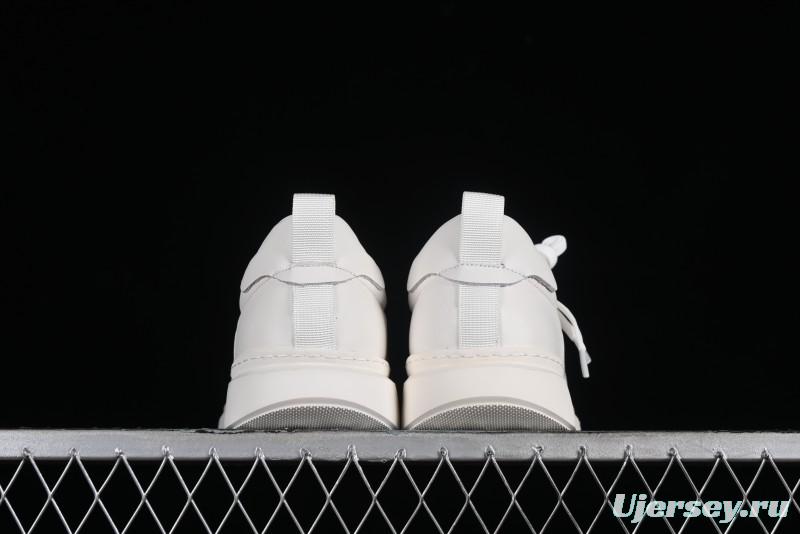 Ecco Soft 60th Anniversary Street Fun Collection Versatile White Sneakers - 63335301002