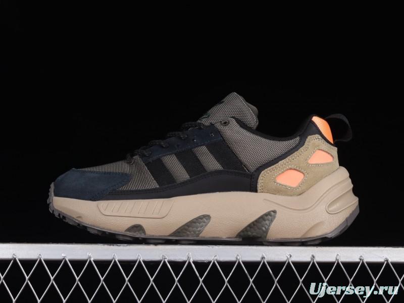 Adidas Originals ZX 22 Boost Retro Running Shoes with Full-Length BOOST Cushion - GX7006