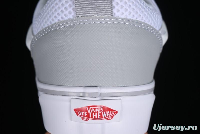 Vans Classics Knu Skool Chunky Tongue Retro Sneakers in Grey White - VN0009QCYF9