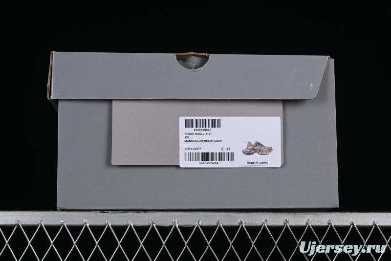 Balenciaga Phantom Sneaker 10th Generation Lace-Up Running Shoes with Transparent Heel Strap - W3XLL9191