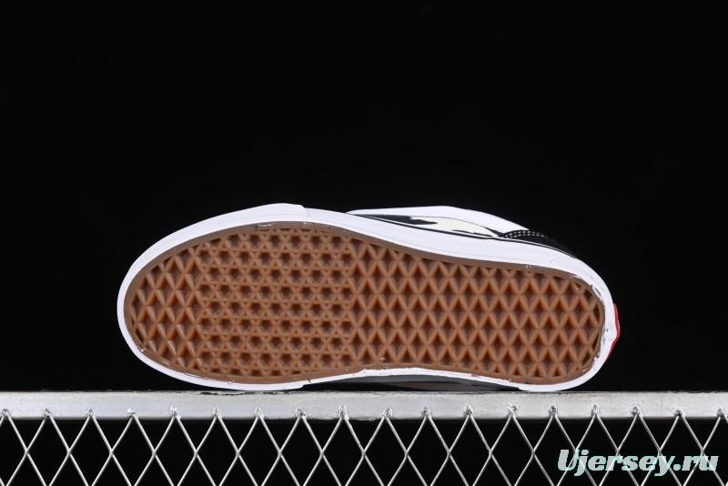 Vans Classics Knu Skool Cow Print Chunky Tongue Skate Shoes - VN0009QCB9P