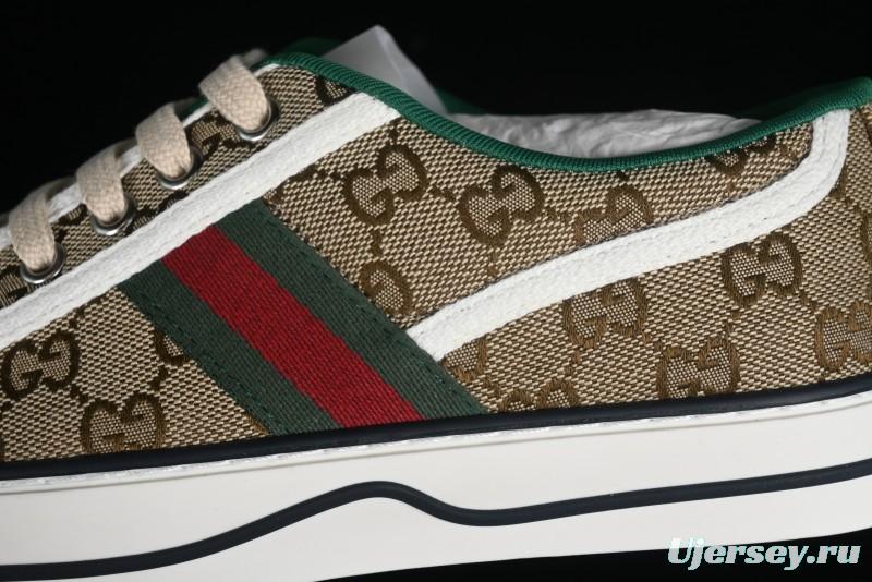 Gucci Tennis 1977 Print Sneaker Retro Casual Canvas Shoes - 02JPO9064