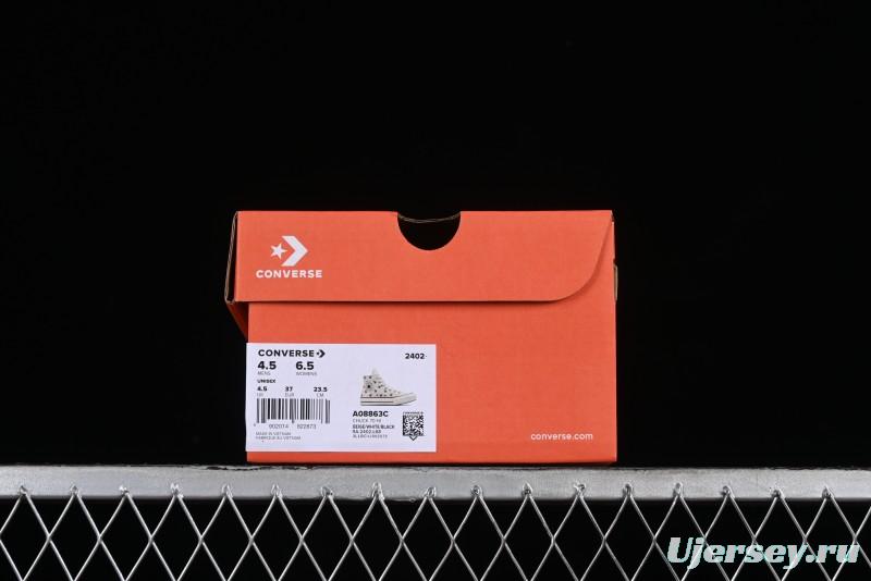 Converse Chuck 1970s Official Cherry Embroidery Canvas Sneakers - A08863C