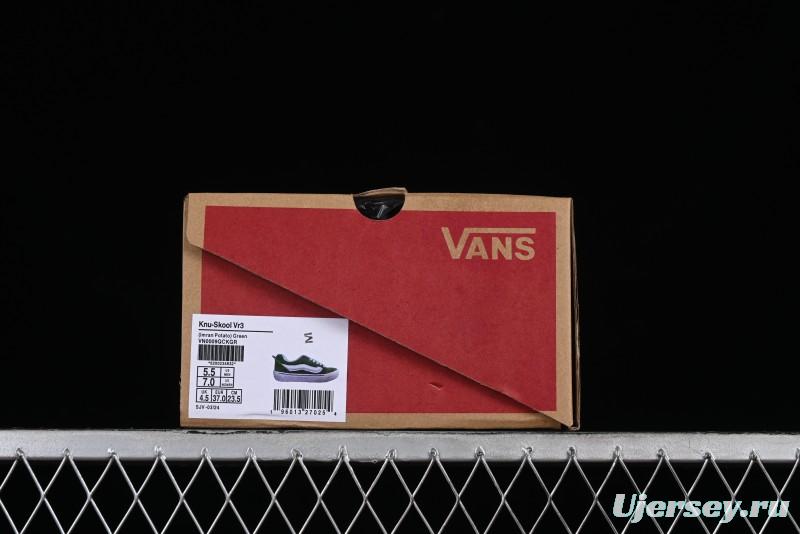 Vans Classics Knu Skool Retro Sneakers with Enlarged Toe and Thickened Trim - VN0009QCKGR