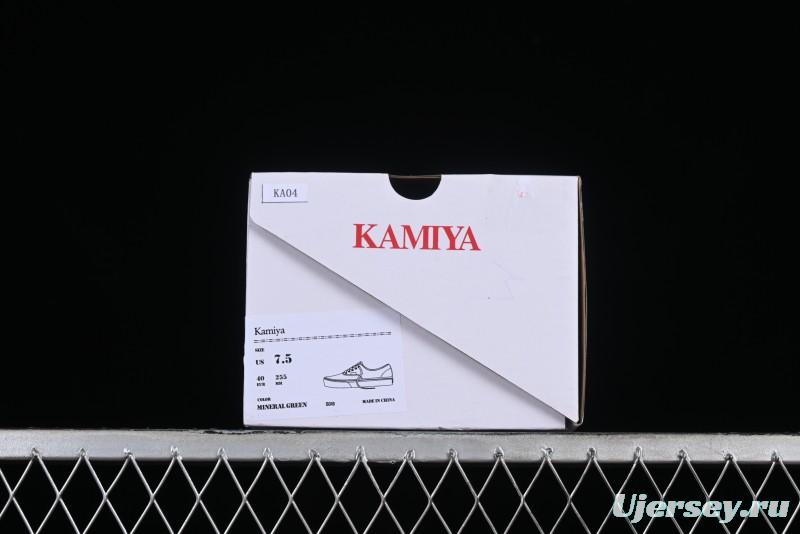 Kamiya Vulcanize Sneaker 23AW High-End Line Dissolved Yellow Canvas Shoes with Smiley Face Print Low-Top - M.C3