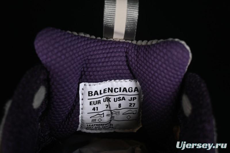 Balenciaga Phantom Sneaker 10th Generation Lace-Up Running Shoes with Transparent Heel Strap - W3XL51269