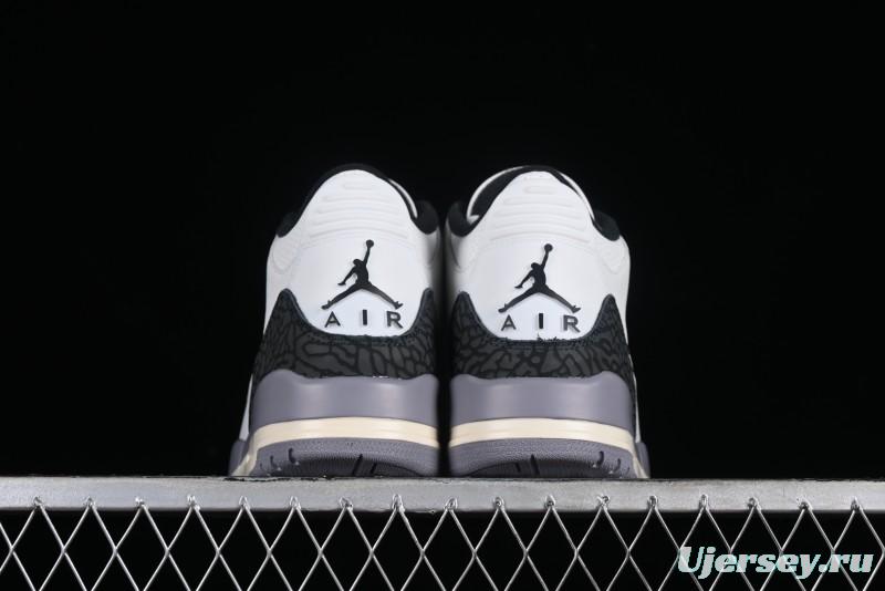 Nike Air Jordan 3 Retro Cement Grey Sneakers - CT8532-106