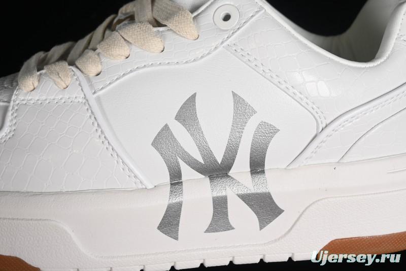 MLB Chunky Liner Metal Senior Series Lightweight Platform Casual Sneakers with 6cm Height Increase - 3ASXCLX4N50WHS