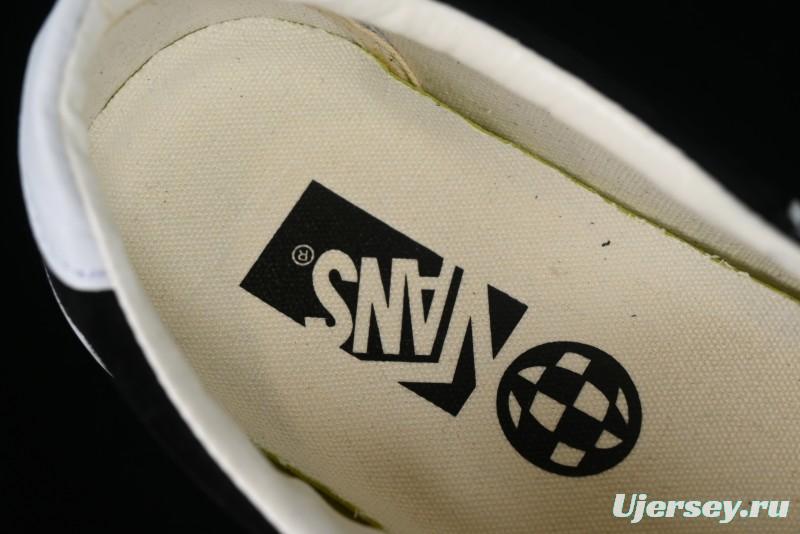 Vans Premium Sport 73 Classic Black & White Suede Low-Top Skate Shoes - VN000CR1BA2