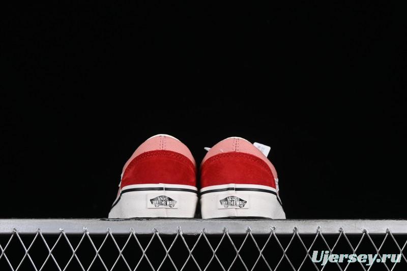 Vans Old Skool Reissue 136 High-End Pink Canvas Vulcanized Shoes with Detachable Lightweight Anti-Fatigue Insole - VN000MT6DWB