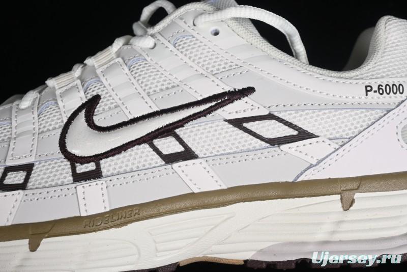 Nike P-6000 Retro Casual Sport Dad Shoes with Layered Design and Lightweight Body - HF0728-201