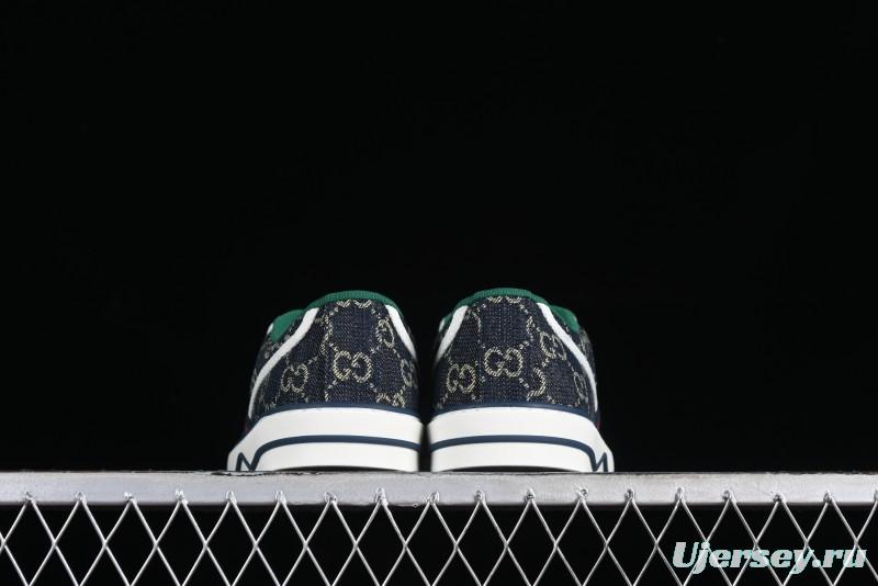 Gucci Tennis 1977 Print Sneaker Retro Casual Canvas Shoes - 02JPO9064