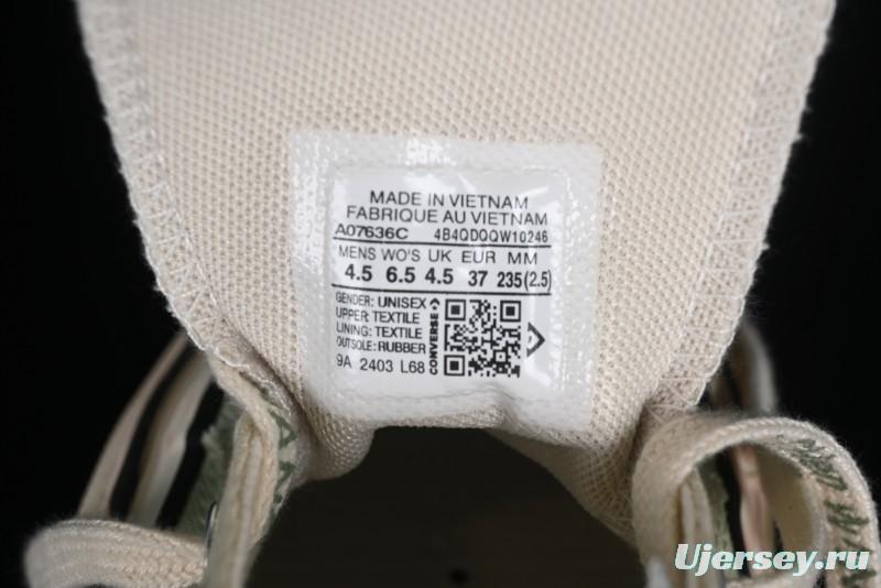 Feng Chen Wang Converse Chuck 70 Low Unisex Deconstructed Canvas Sneakers - A07636C