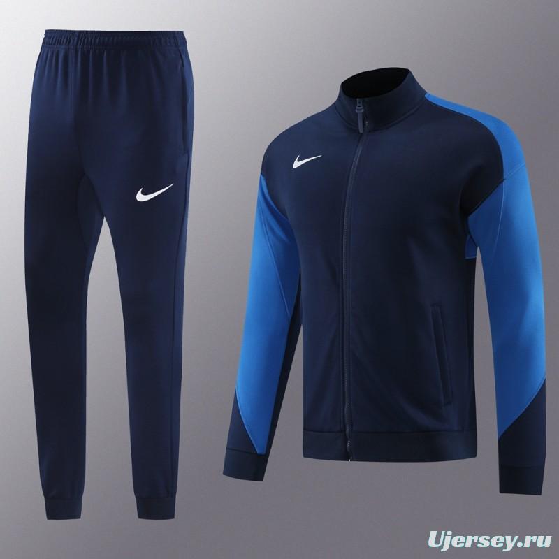 24/25 Nike Navy/Blue Full Zipper Jacket +Long Pants