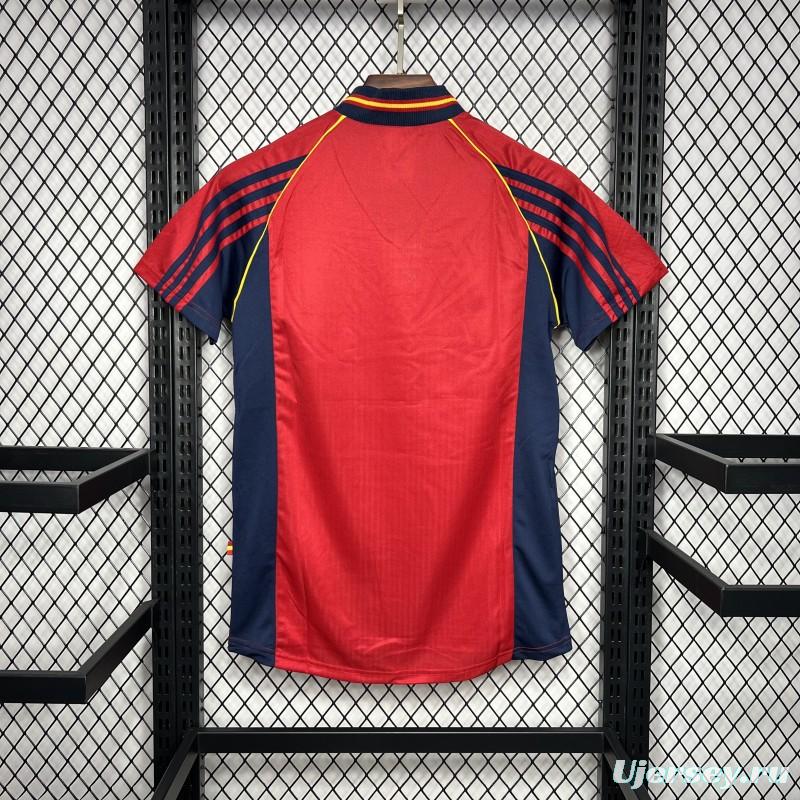 Retro 1998 Spain Home Jersey